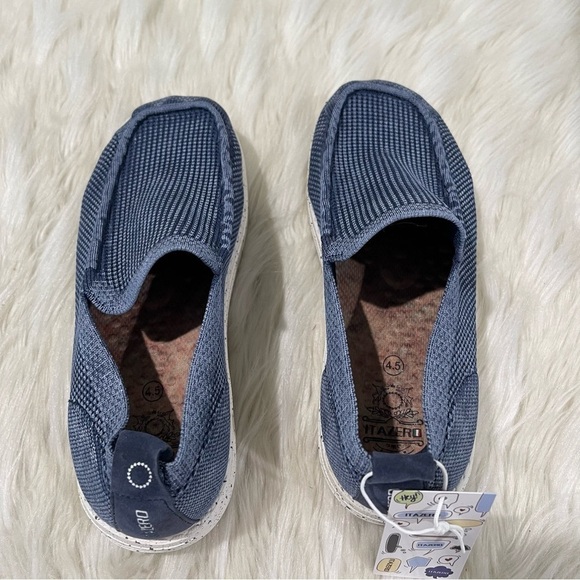 Boys Itazero Pacato Blue Loafer Slip son Size 4.5 US! - Picture 6 of 11
